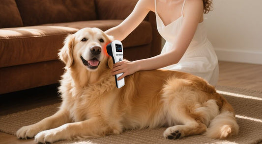 red light-pet-dog