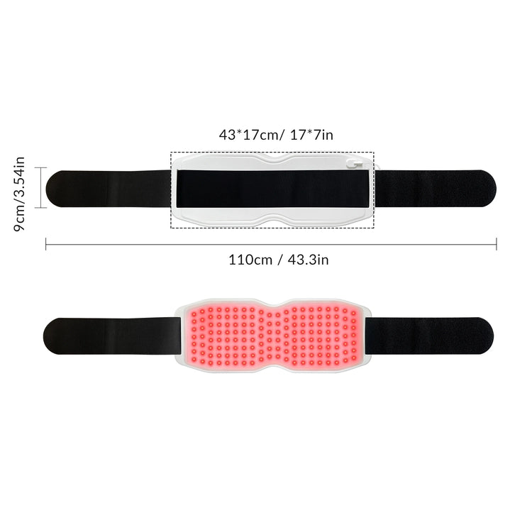 ZJKC Red Light Therapy Belt Pain Relief Pad 450pcs LED for Joint at Home, Outdoors, Relax Muscle